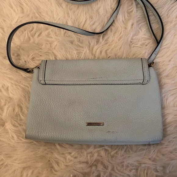 Rebecca Minkoff Ice Blue Leather Crossbody - Picture 7 of 8